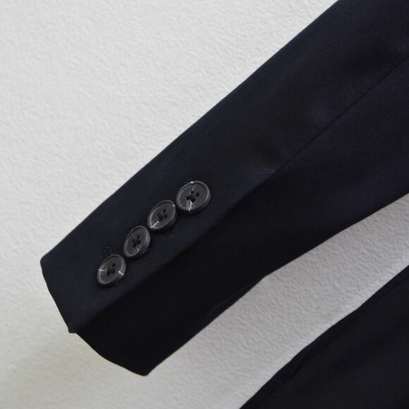 REISS Ophelia Atelier Cotton-Blend Tailored Maxi Dress UK10/US6 Black - Picture 9 of 11